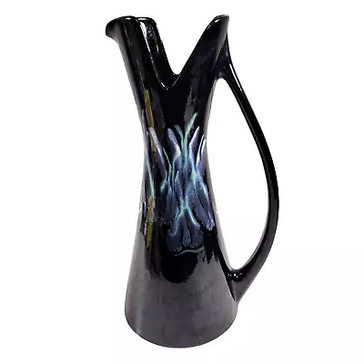 Buy Vintage Royal Haeger Ewer Pitcher Pottery Vase Black Mid Century Modern 16  • 29.18£