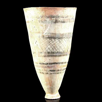 Buy  Indus Valley Painted Pottery Beaker With Remnant Linear Designs Y3700 • 421.30£
