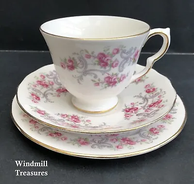 Buy Royal Osborne Bone China Rosebuds & Ribbons Trio Cup Saucer & Tea Plate • 6.99£
