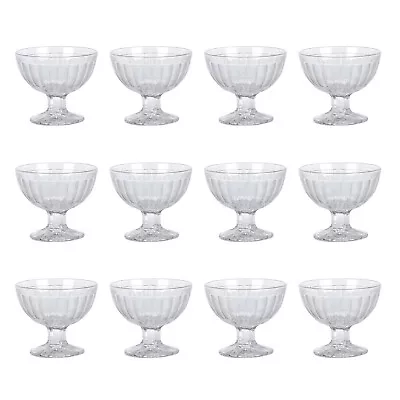 Buy 12PCS Glass Prawn Cocktail Bowl Glasses Appetizer Acrylic Milkshake Smoothie Cup • 10.99£