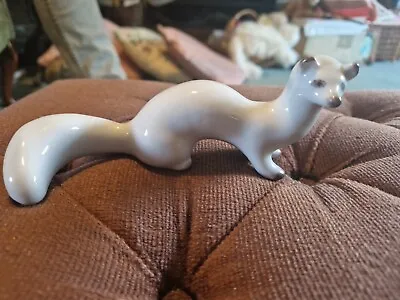 Buy Vintage USSR Lomonosov Stoat Weasel Hand Painted Excellent Condition • 19.99£