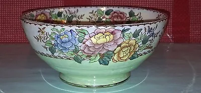 Buy Vintage Rare Maling Peony Rose  6569  Lustre Bowl: No Cracks, Chips Or Crazing • 20£