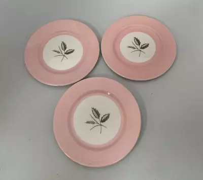 Buy Queen Anne Harvest Pink Set Of 3 Fine Bone China Breakfast Side Plates 16cm #GL • 3.08£
