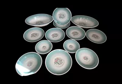 Buy 'SUSIE COOPER' 13 Pieces - Vintage Burslem Crown Works Saucers & Serving Bowls • 10£