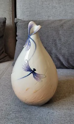 Buy Franz Dragonfly Porcelain Vase XP1904 Boxed By Jen Woo • 40£