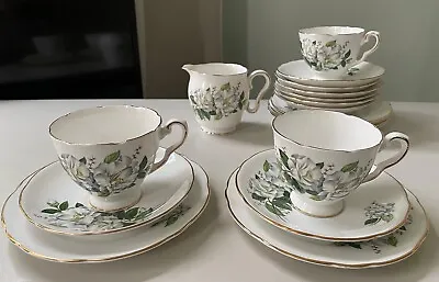 Buy Royal Stafford Camellia Fine Bone China - Jug, Tea Cups, Saucers, Plates 1950s+ • 22£