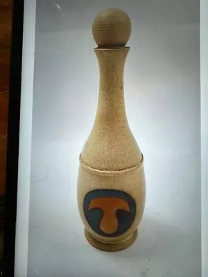 Buy Very Rare  Laugharne Pottery Wales  Celtic Bottle Vase Stoneware  • 95£