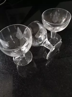 Buy 3 X Stuart Crystal Woodchester Clear Small Champagne Flute • 19£