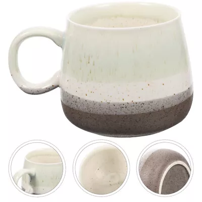 Buy  Soup Mugs With Handles Coffee Ceramic Cup Beverage Stoneware Nordic Porcelain • 18.15£