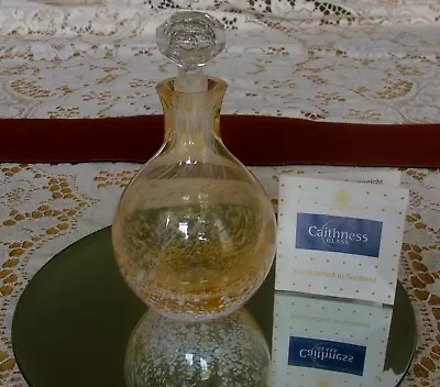 Buy Caithness Art Glass - Perfume Bottle With Stopper - Vintage Piece - Paperwork • 6.50£