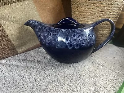 Buy Vintage Kernewek Pottery Oval Teapot- Cornwall Blue Honeycomb Tea Pot READ INFO • 8£