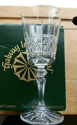 Buy Galway Crystal Burren Wine Glasses X 4 (Boxed) 20cm X 8.5cm • 39.99£
