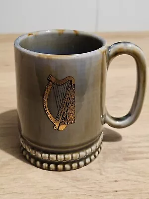 Buy Vintage Irish Pottery Ceramic Mug Musical Tankard Green Blue • 18.49£