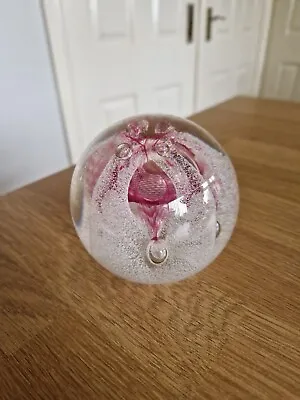 Buy Cathiness Pink Glass Paperweight • 4.99£