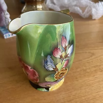 Buy Carlton Ware Rare Glazed Floral Jug  Some  Flaws And Chip To Base • 49.99£