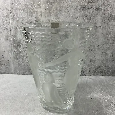 Buy Lalique French Crystal Bacchantes  ONDINES  Vase 9  • 1,011.64£