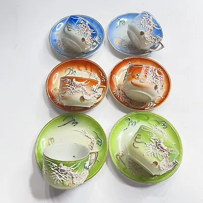Buy Dragon Ware Teacups Moriage  Colorful Demitasse Miniature Teacup & Saucer Set • 46.28£