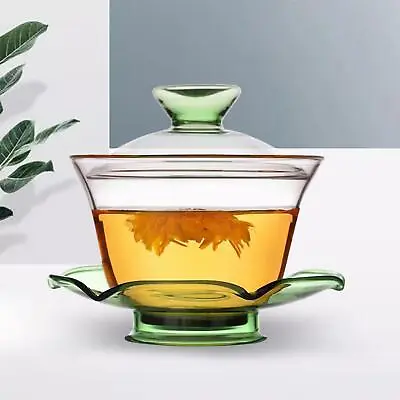 Buy Kungfu Glass Tea Set With Lid Heat Resistant 150ml Glass Teapot Set For Home • 15.74£