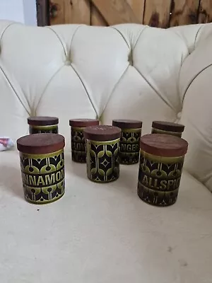 Buy Hornsea Heirloom Green Spice Jar  Collection 7no Items (Box 1.22) • 25£