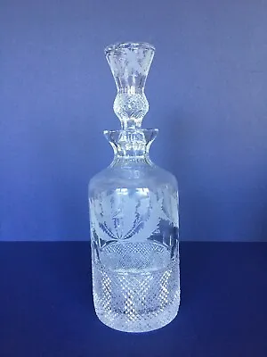 Buy Edinburgh Crystal Thistle Decanter- Very Unusual Shape • 120£
