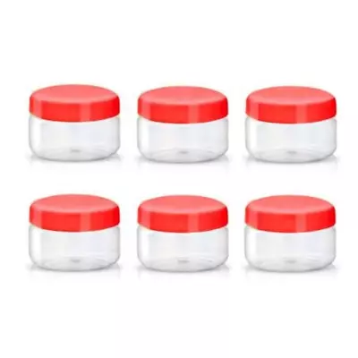 Buy 6pcs 150ml Small Container Plastic Storage Pots Jars Food Safe Leakproof • 6.49£
