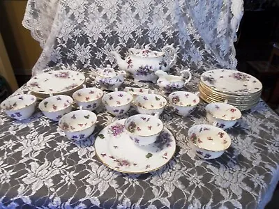 Buy Hammersley Victorian Violets, Engles Countryside Tea Set, Bone China 30 Pieces • 638.68£