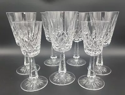 Buy 7- Clifden By GALWAY Cut Irish Crystal Water Goblets & Red Wine Glasses  • 77.13£