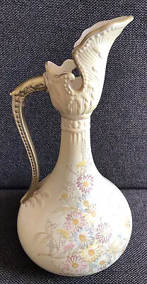Buy Antique Royal Chelsea Tall Jug/Vase Hand Painted Floral Design England. • 10£