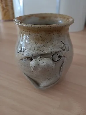 Buy Pretty Ugly Novelty Pottery Welsh  Ugly Face Cup /jar  • 2.99£