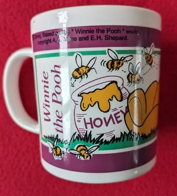 Buy Vintage Disney Winnie The Pooh Mug Cup Honey & Bees 80's Staffordshire England • 8£