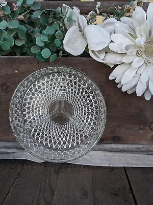 Buy Vintage Unmarked Clear  Bubble  Divided Serving Bowl • 34.59£