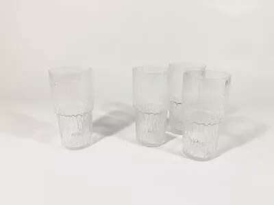 Buy 4x  Iittala Tapio Wirkkala Paadar Vintage Drinking Water Glasses Finland • 84.10£