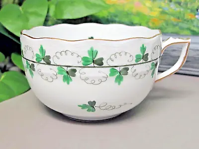 Buy Herend PARSIL GREEN Scalloped Tea Cup ONLY ~ Hand Painted ~ Vintage • 16.10£