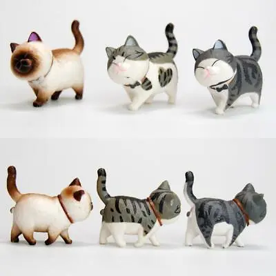 Buy Set Of 9 Cats Figurines Tabletop Kitten Dolls Ornaments Home Furnishings • 12.82£