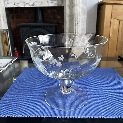 Buy Vintage Dartington Large Crystal Bowl • 32£