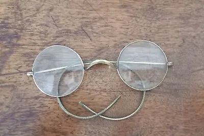 Buy Antique Gold Metal Framed Spectacles 1930s • 40£
