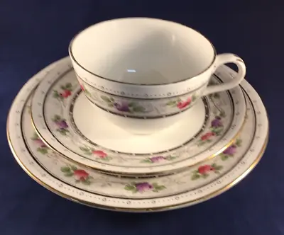 Buy Antique Shelley Bone China 10755 Pattern Tea Trio (Cup, Saucer, Side Plate) • 12.99£