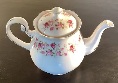 Buy Colclough Teapot CASCADE ROSES Bone China 6.5in 17cm 1.75pt 1l • 45£