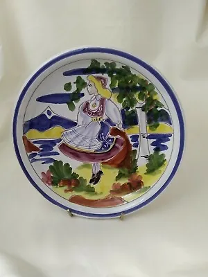Buy Vintage, Norwegian, Terra Pottery, Hand Made Plate • 23£