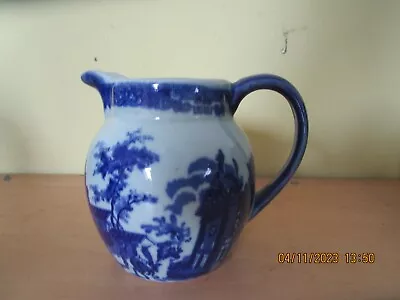 Buy Vintage Ironstone Victoria Ware Blue And White Jug • 8£