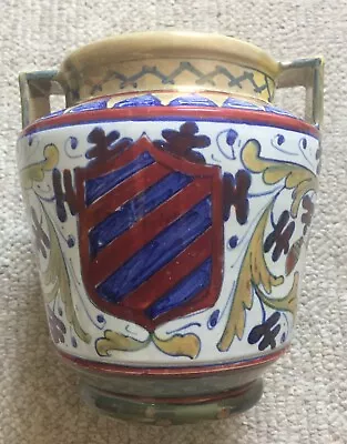 Buy  SOCIETA CERAMICA UMBRA (SCU) Vintage Italian Faience Lustre Vase • 24.99£