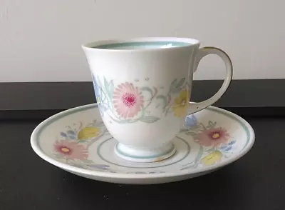 Buy Susie Cooper Floral Bone China Coffee Cup And Saucer • 9.99£