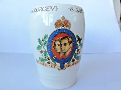 Buy Vintage 1937 King George V1 Coronation Beaker, Mug, • 3£