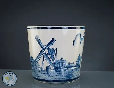 Buy Vintage Dutch Pot Hand Painted Holland Windmills Sailing Yacht Design  • 24.99£