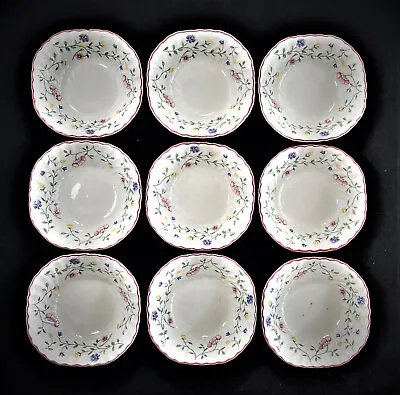Buy JOHNSON BROTHERS  England  Summer Chintz Pattern  9- Square Cereal Bowls  6 1/8  • 42.58£