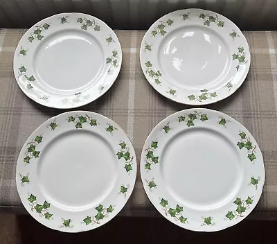 Buy Vintage Colclough Ivy Leaf Bone China Dinner Plates Set Of 4 • 25£