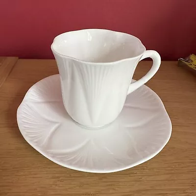 Buy Vintage Shelley Dainty Shape Daisy White Demitasse Coffee Cup Saucer Tea #B • 10£