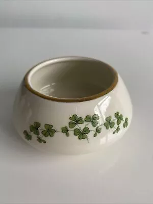 Buy Clover Shamrock Pot ~ Trinket Dish Carrigdaline Pottery Cork Ireland Vgc • 6£