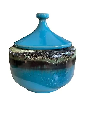 Buy Alvino Bagni For Raymor Italy Lidded Vessel Pottery Jar MCM Mid Century Mint • 85.30£