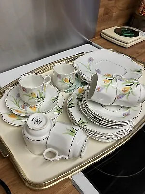 Buy Antique Sutherland Tea Set Crocus Pattern Very Rare. • 30£